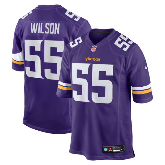 Eric Wilson Minnesota Vikings Team Game Jersey - Purple | Stitched Football Jersey TJS2189