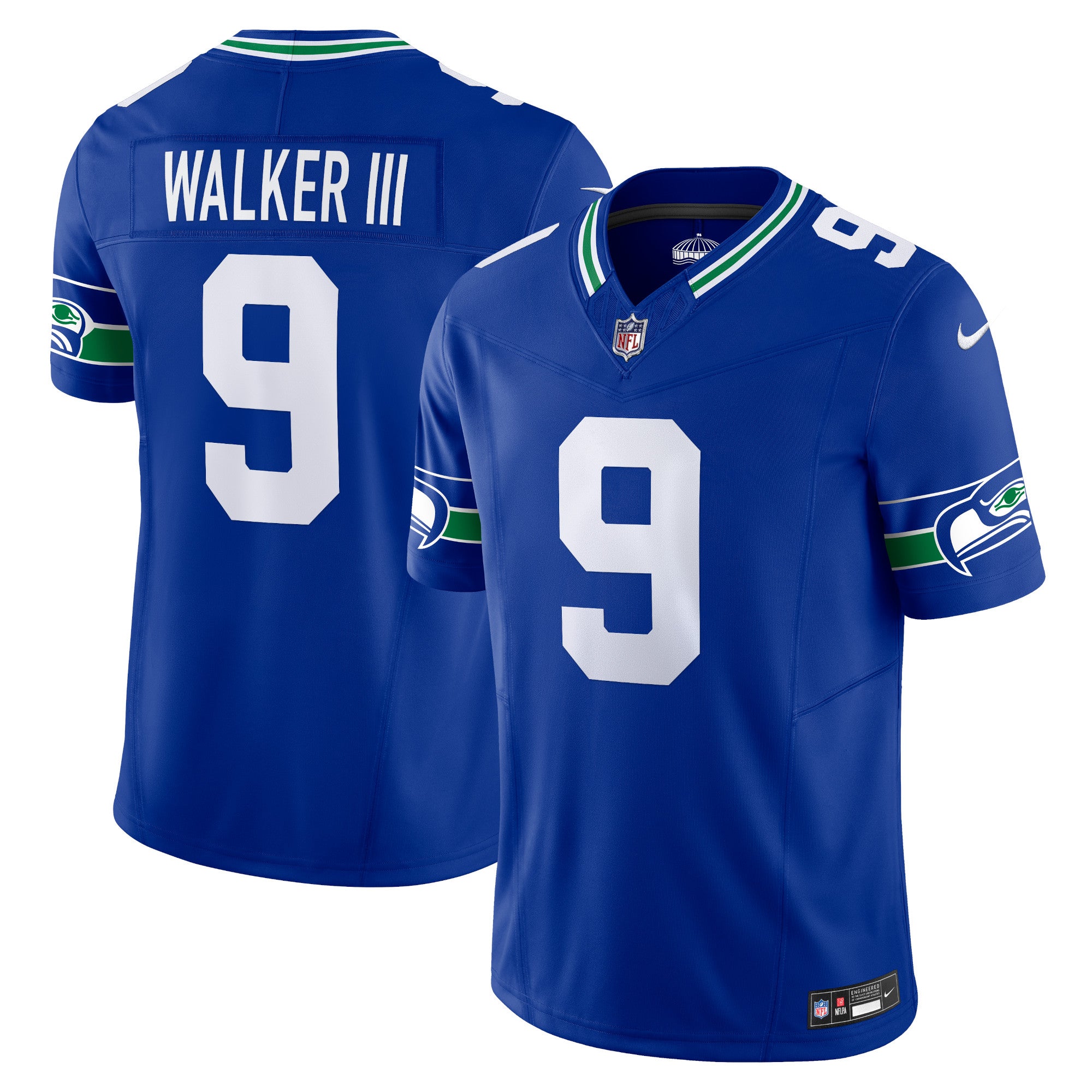 Kenneth Walker III Seattle Seahawks Vapor F.U.S.E. Limited Jersey - Royal | Stitched Football Jersey TJS2040