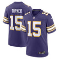 Dallas Turner Minnesota Vikings Alternate Game Jersey - Purple | Stitched Football Jersey TJS2187