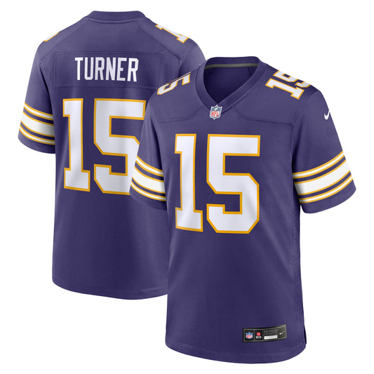 Dallas Turner Minnesota Vikings Alternate Game Jersey - Purple | Stitched Football Jersey TJS2187