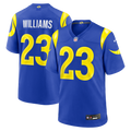 Kyren Williams Los Angeles Rams Team Game Player Jersey - Royal | Stitched Football Jersey TJS2027