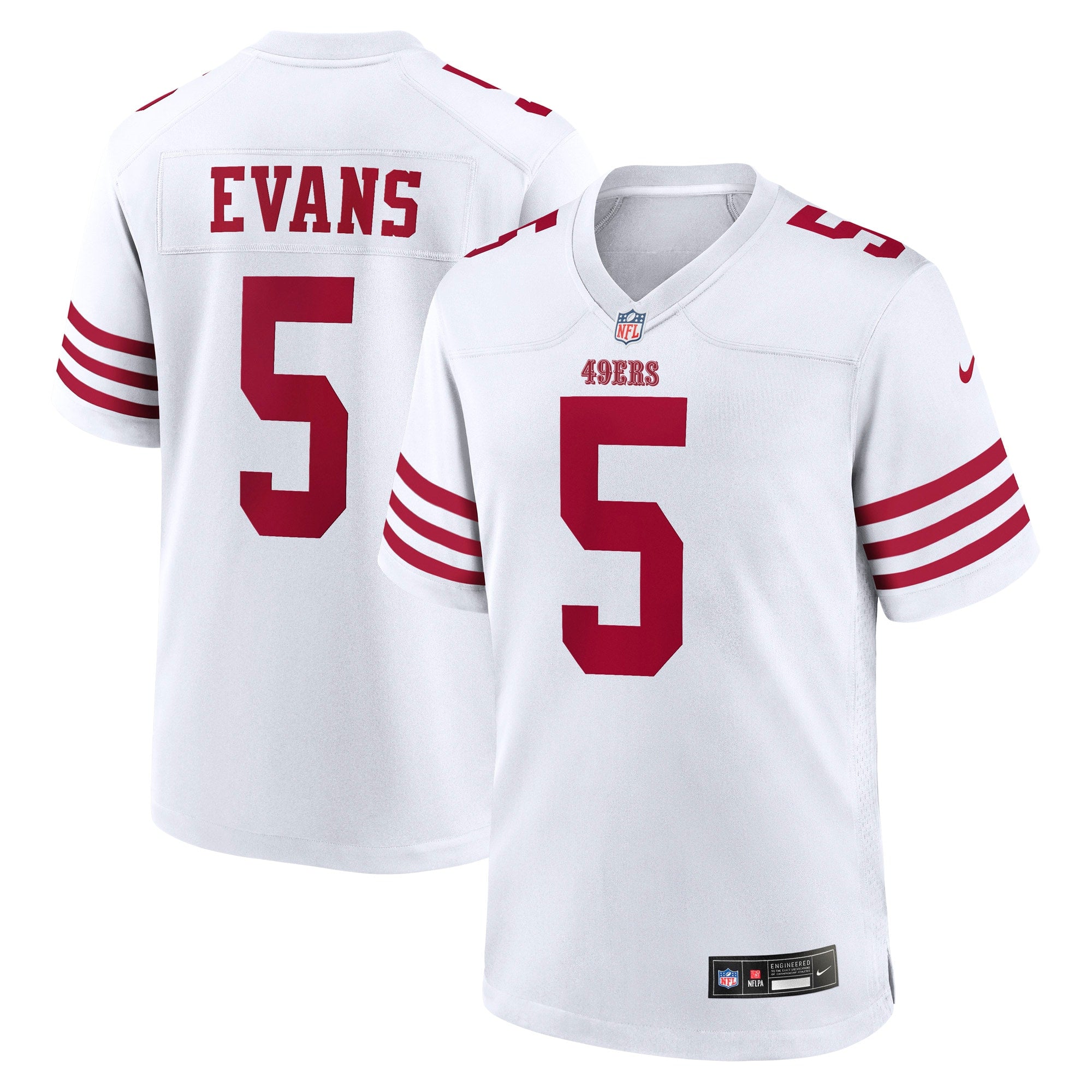 Mike Evans San Francisco 49ers Game Jersey - Men's White | Stitched Football Jersey TJS1994