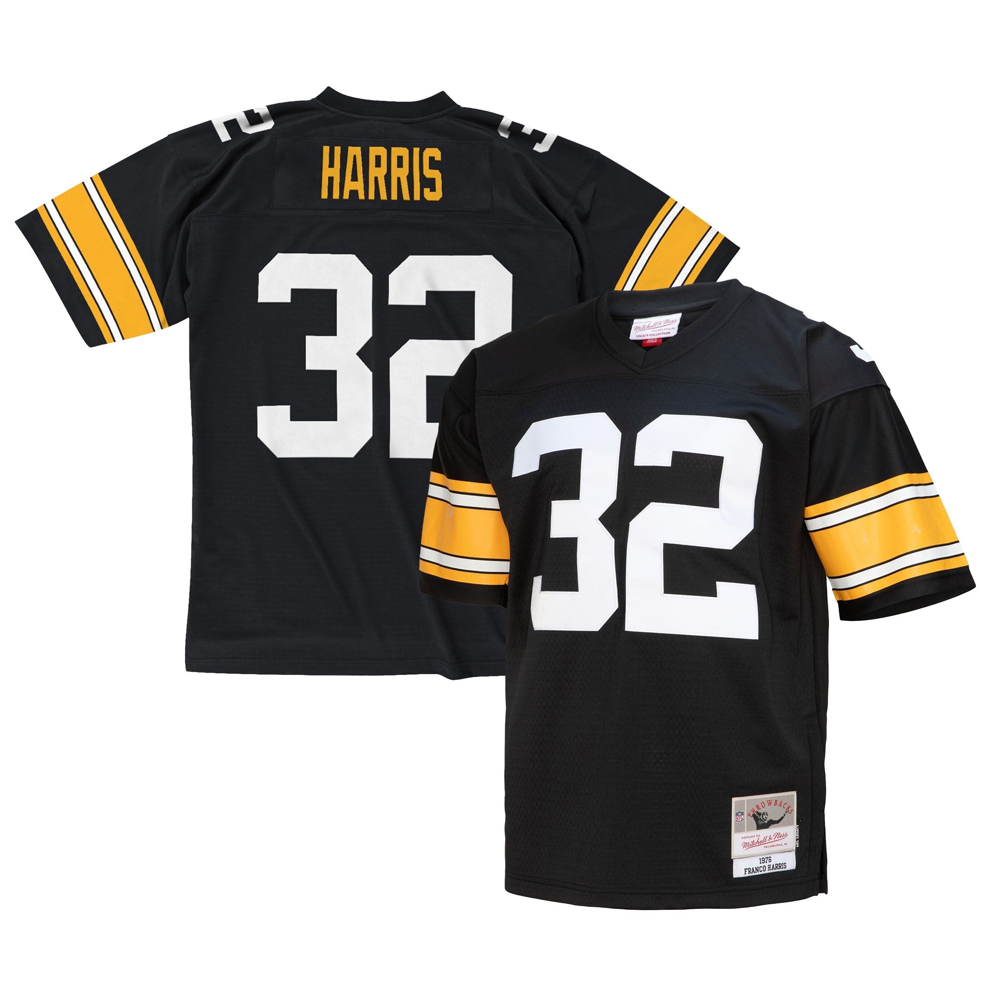 Franco Harris Pittsburgh Steelers M & N Legacy Replica Jersey - Black | Stitched Football Jersey TJS2170