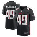 Liam McCullough Atlanta Falcons Team Game Jersey - Black | Stitched Football Jersey TJS1992