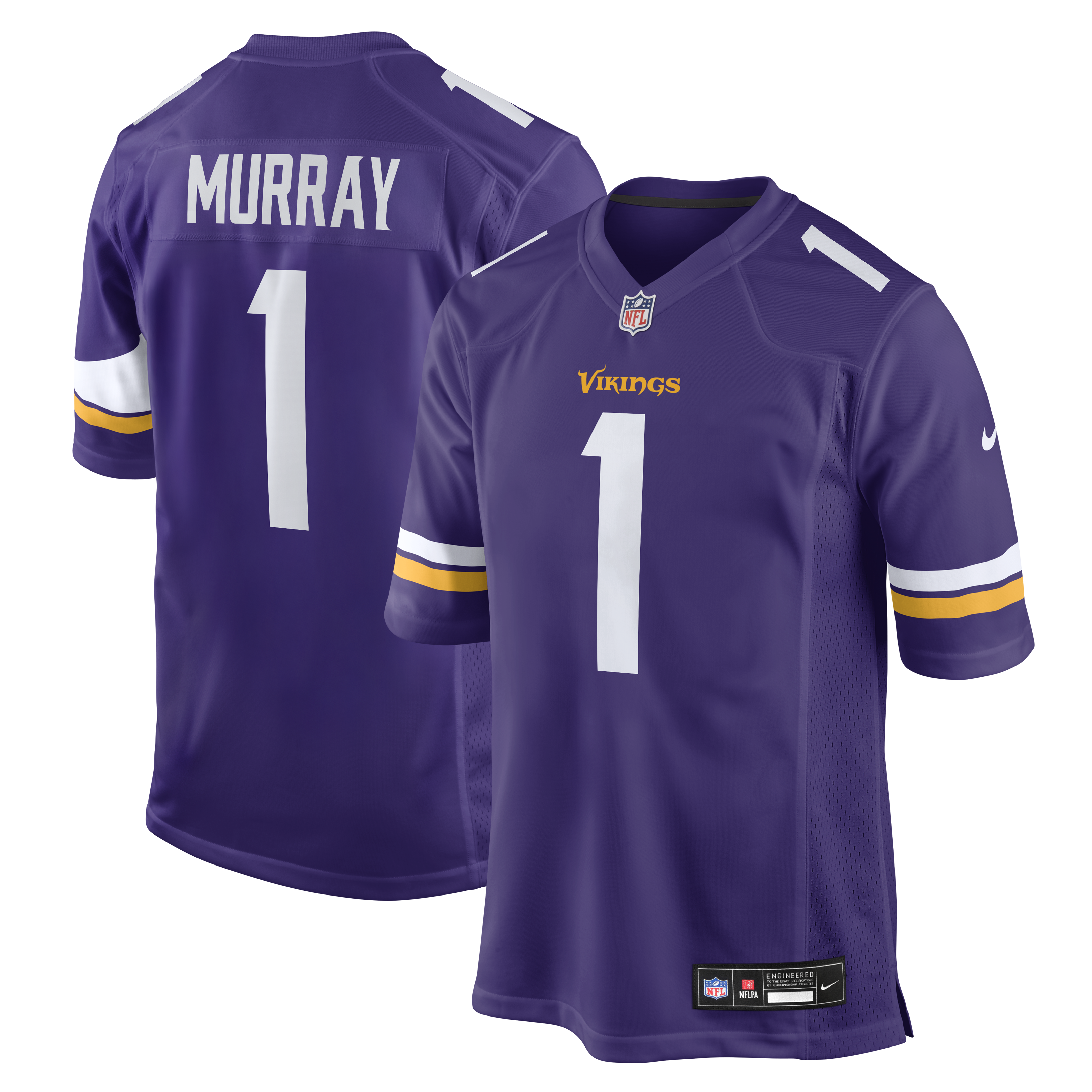 Kyler Murray Minnesota Vikings Game Jersey - Purple | Stitched Football Jersey TJS2192