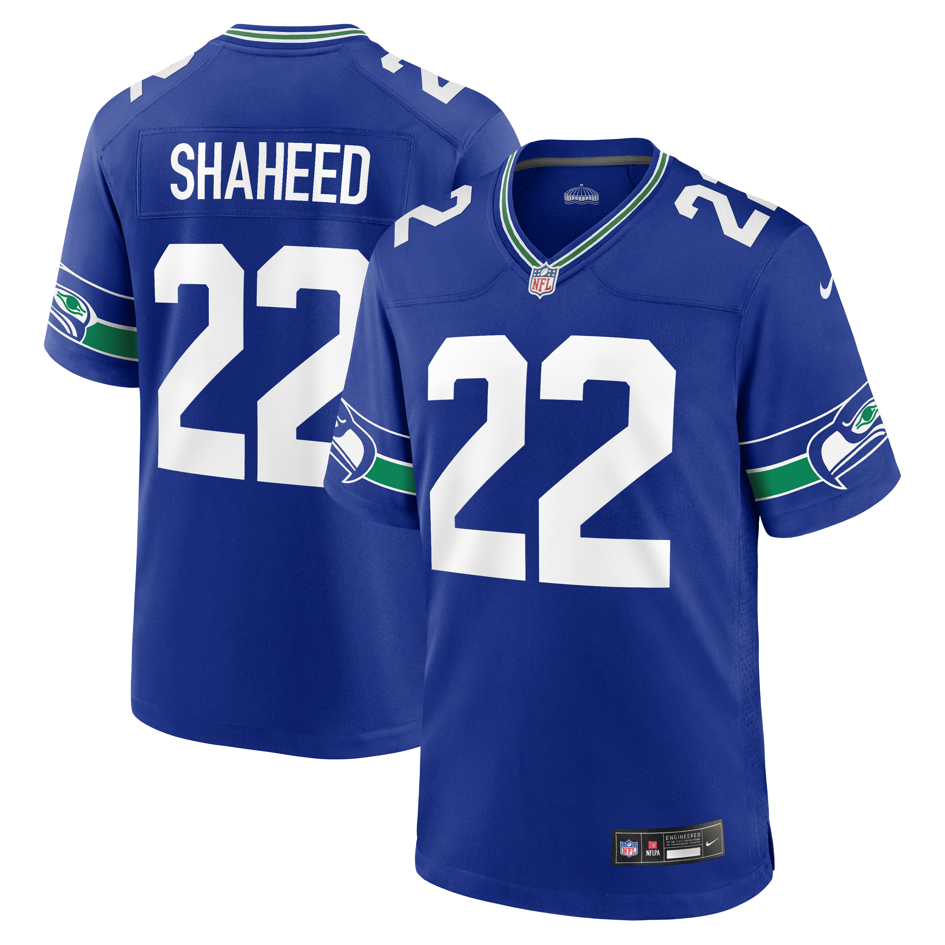 Rashid Shaheed Seattle Seahawks Alternate Game Jersey - Royal | Stitched Football Jersey TJS1959
