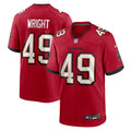 Owen Wright Tampa Bay Buccaneers Team Game Jersey - Red | Stitched Football Jersey TJS1935