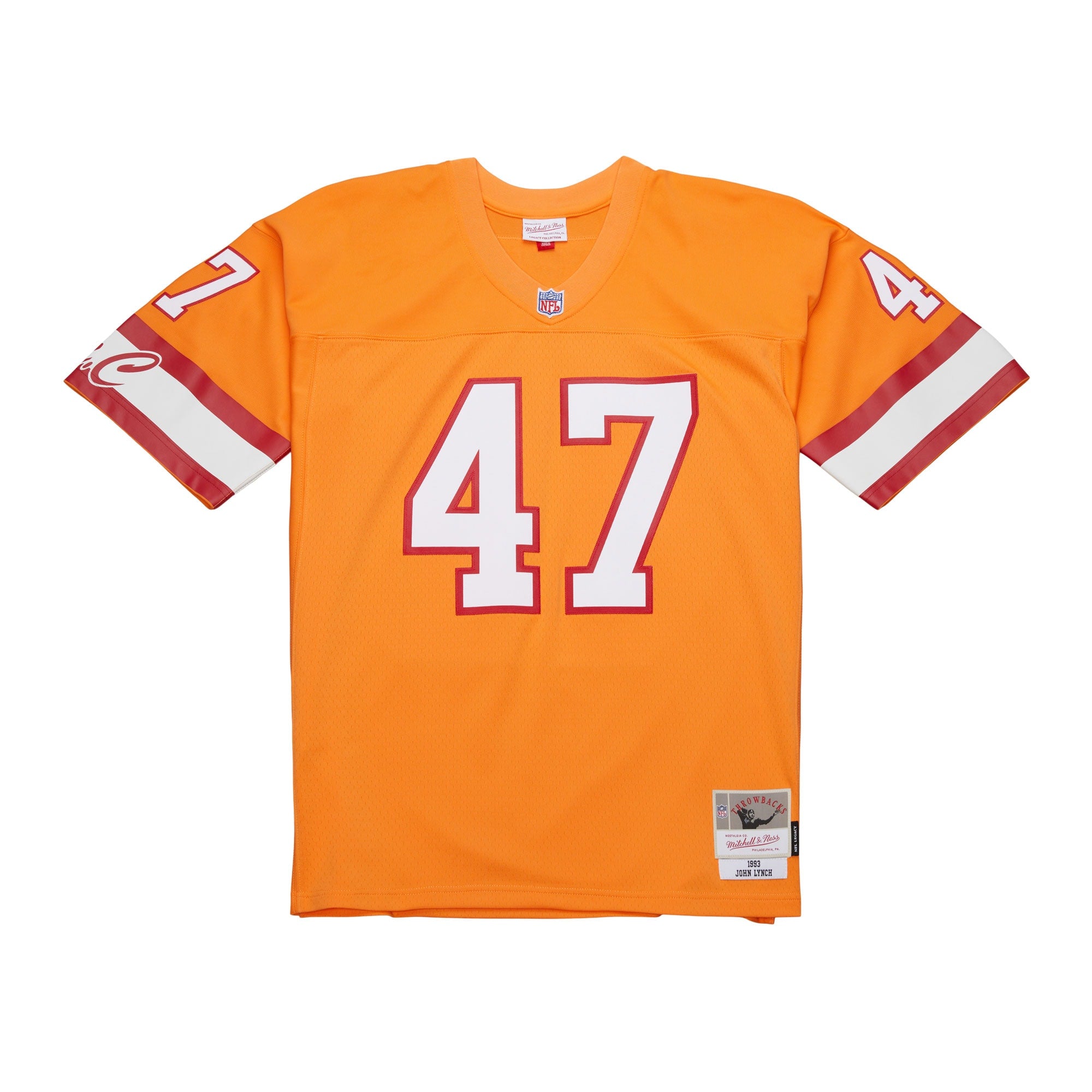 John Lynch Tampa Bay Buccaneers M & N 1993 Legacy Replica Jersey - Orange | Stitched Football Jersey TJS2058
