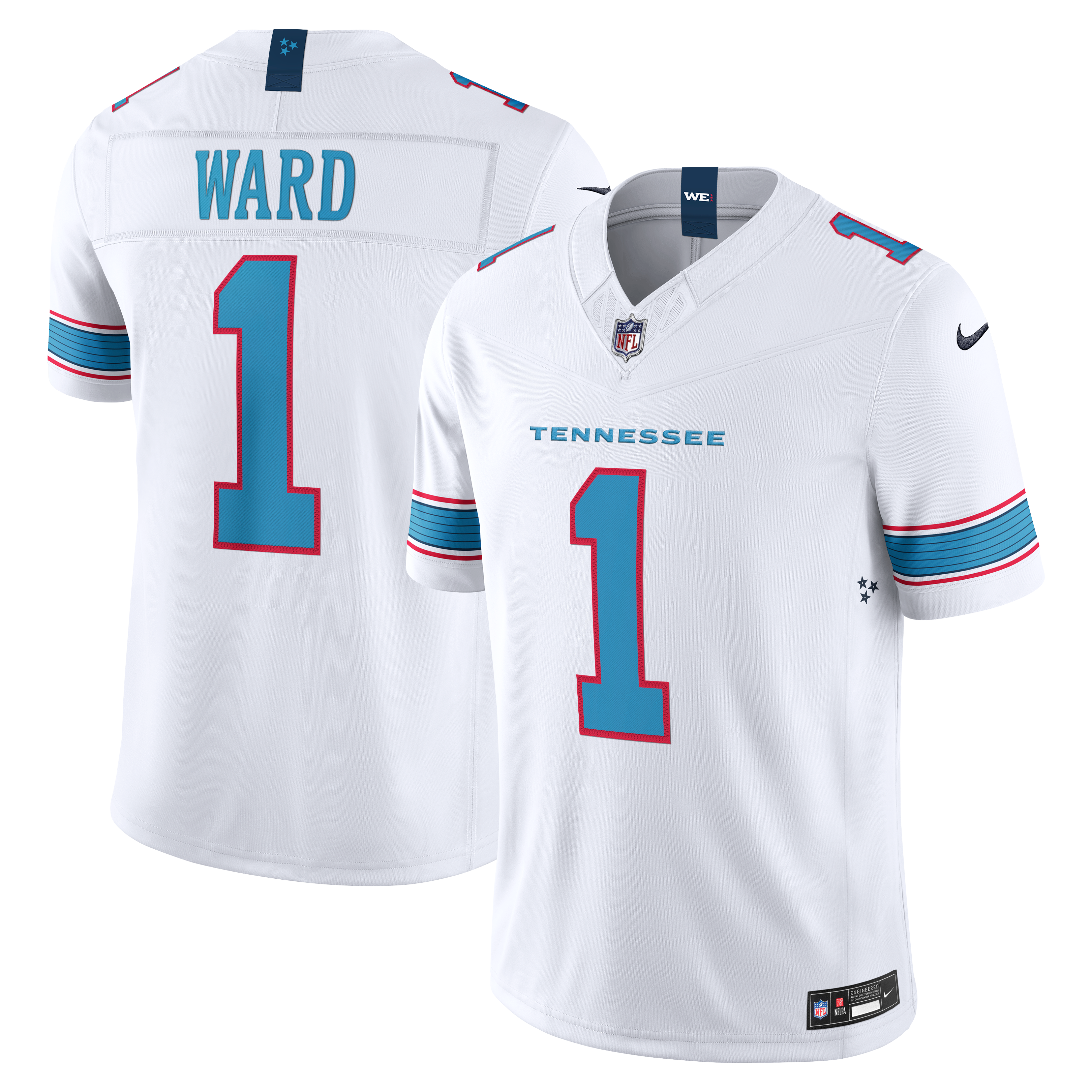 Cameron Ward Tennessee Titans Vapor F.U.S.E. Stitched Limited Jersey - White | Stitched Football Jersey TJS1924
