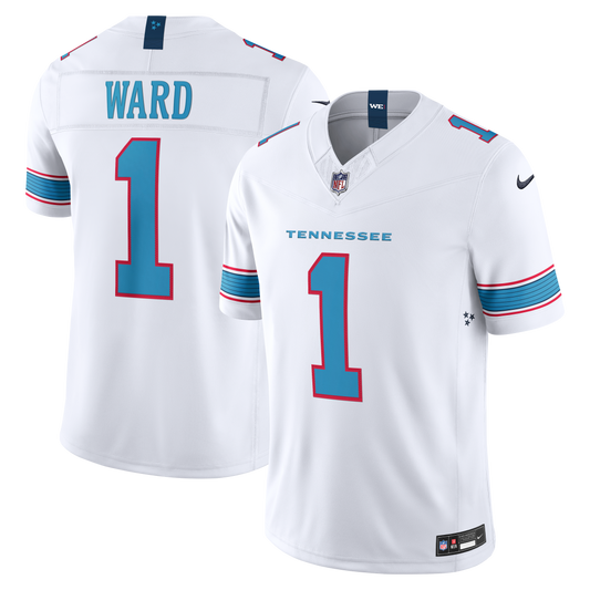 Cameron Ward Tennessee Titans Vapor F.U.S.E. Stitched Limited Jersey - White | Stitched Football Jersey TJS1924