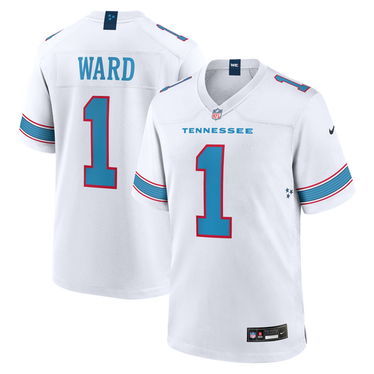 Cameron Ward Tennessee Titans Game Jersey - White | Stitched Football Jersey TJS2190