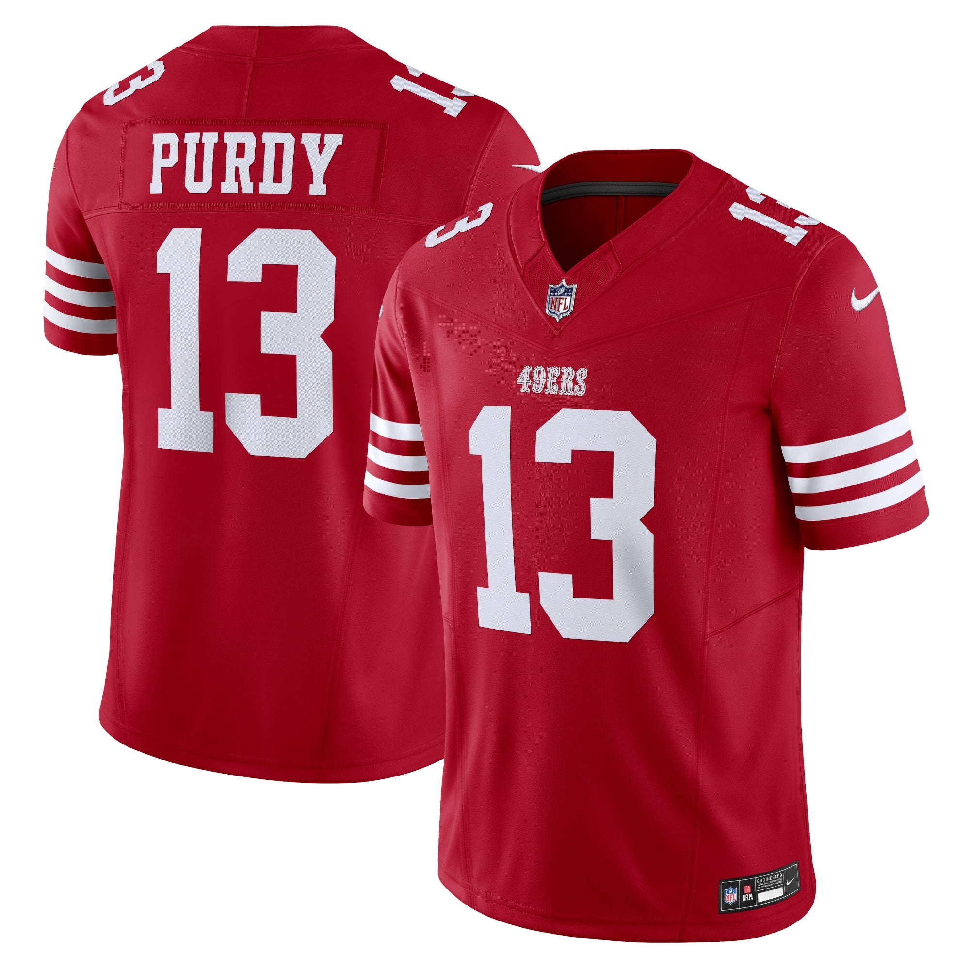 Brock Purdy San Francisco 49ers Vapor F.U.S.E. Limited Jersey - Scarlet | Stitched Football Jersey TJS1962