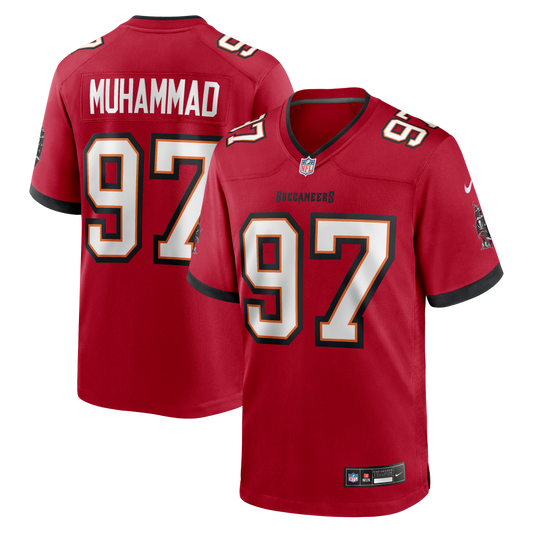 Al-Quadin Muhammad Tampa Bay Buccaneers Team Game Jersey - Red | Stitched Football Jersey TJS2185
