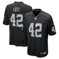 Ronnie Lott Las Vegas Raiders Game Retired Player Jersey - Black | Stitched Football Jersey TJS2092