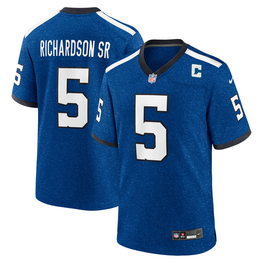 Anthony Richardson Sr. Indianapolis Colts Alternate Indiana Nights Game Jersey - Royal | Stitched Football Jersey TJS2003