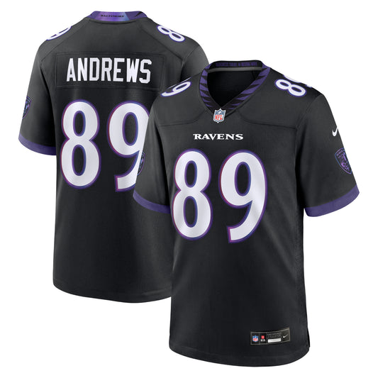 Mark Andrews Baltimore Ravens Alternate Game Jersey - Black | Stitched Football Jersey TJS2162