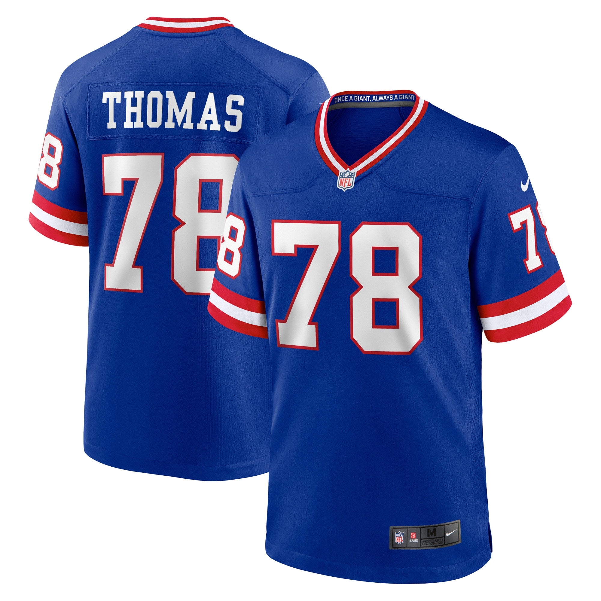 Andrew Thomas New York Giants Alternate Game Jersey - Royal | Stitched Football Jersey TJS2104