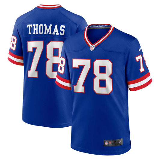 Andrew Thomas New York Giants Alternate Game Jersey - Royal | Stitched Football Jersey TJS2104