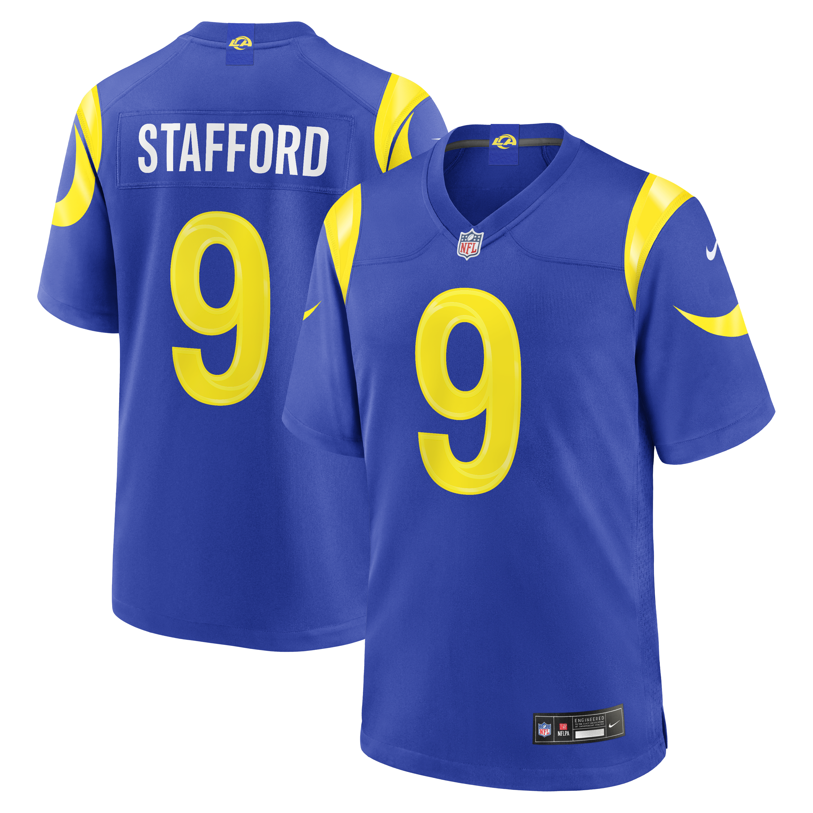 Matthew Stafford Los Angeles Rams Team Game Player Jersey - Royal | Stitched Football Jersey TJS1982