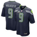 Kenneth Walker III Seattle Seahawks Super Bowl LX Patch Game Jersey - College Navy | Stitched Football Jersey TJS2032