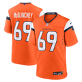 Mike McGlinchey Denver Broncos Team Game Jersey - Orange | Stitched Football Jersey TJS1980