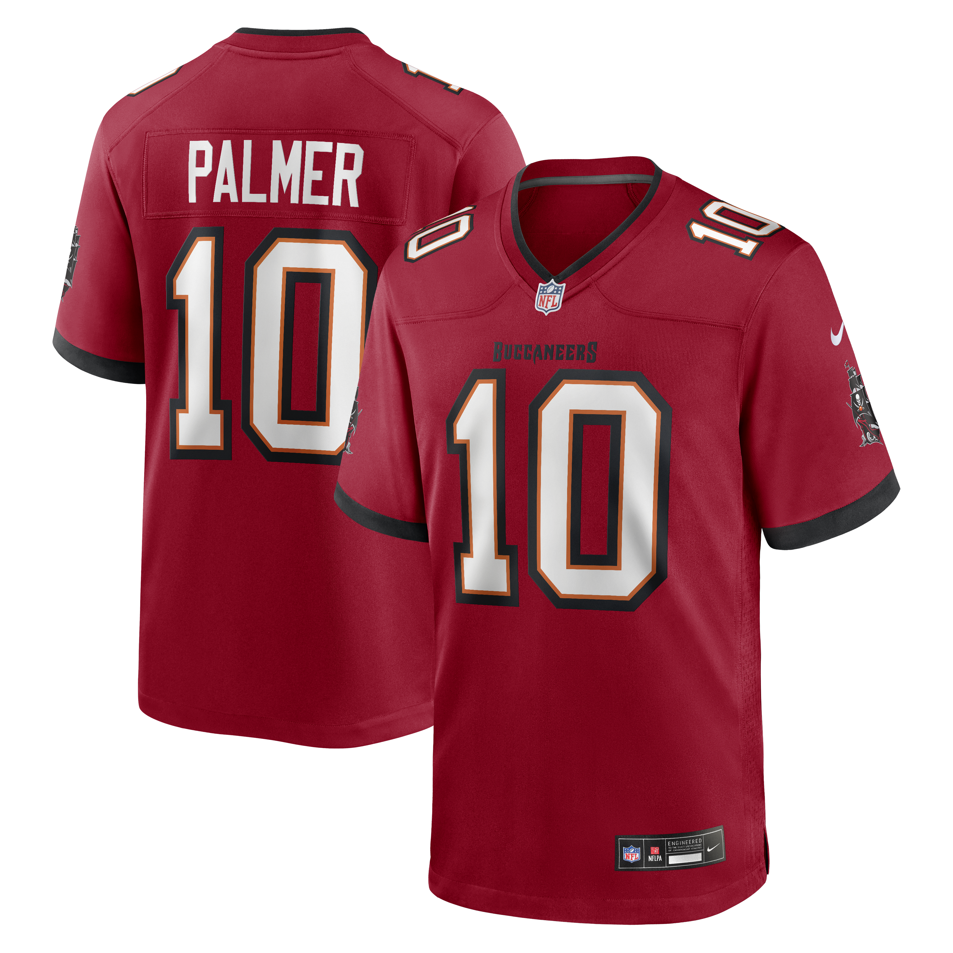 Trey Palmer Tampa Bay Buccaneers Game Jersey - Red | Stitched Football Jersey TJS2033