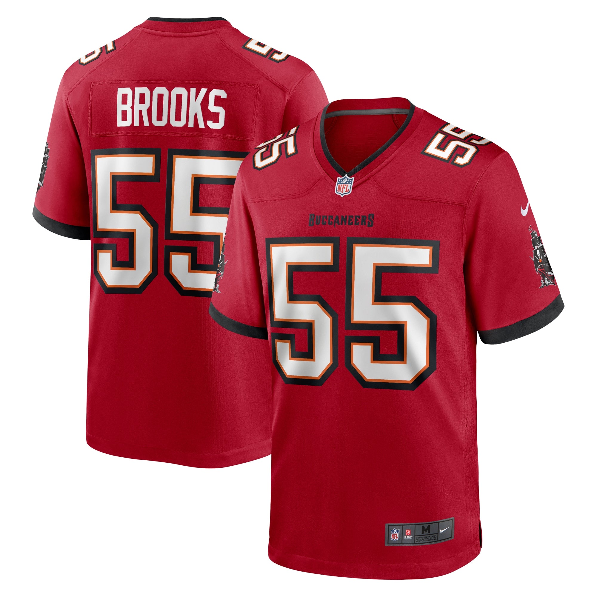 Derrick Brooks Tampa Bay Buccaneers Retired Player Game Jersey - Red | Stitched Football Jersey TJS2159