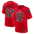 Nico Collins Houston Texans Alternate Game Jersey - Red | Stitched Football Jersey TJS1909