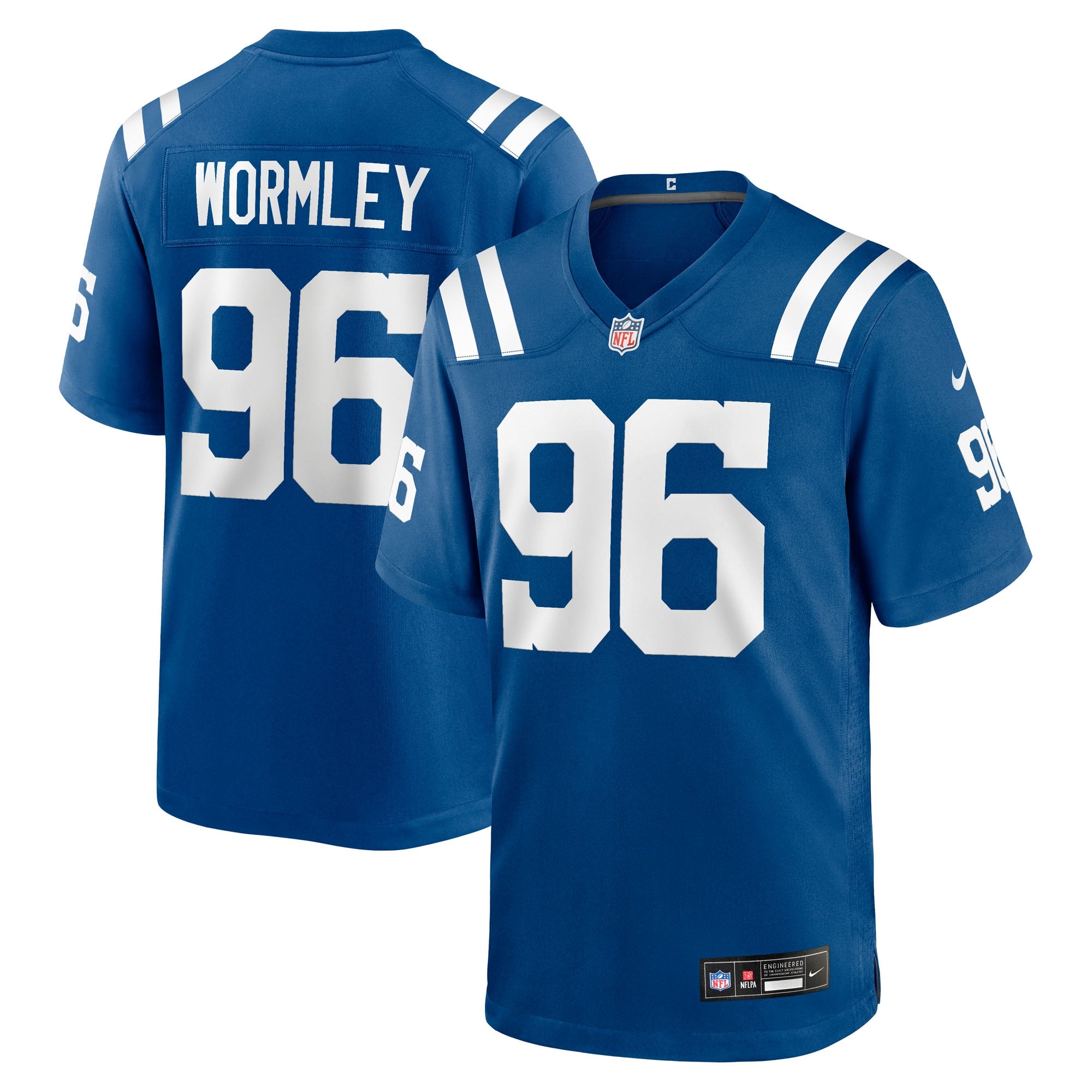 Chris Wormley Indianapolis Colts Team Game Jersey - Royal | Stitched Football Jersey TJS1925