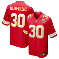Chris Roland-Wallace Kansas City Chiefs Game Jersey - Red | Stitched Football Jersey TJS2188