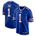 Number 1 Dad Buffalo Bills Game Jersey - Royal | Stitched Football Jersey TJS2137