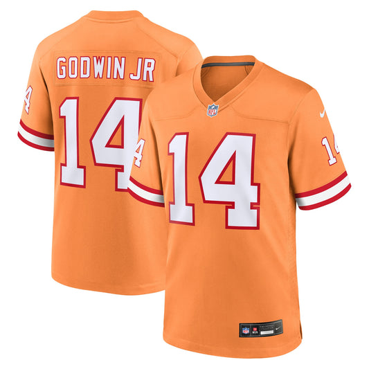 Chris Godwin Jr. Tampa Bay Buccaneers Alternate Game Player Jersey - Orange | Stitched Football Jersey TJS2184