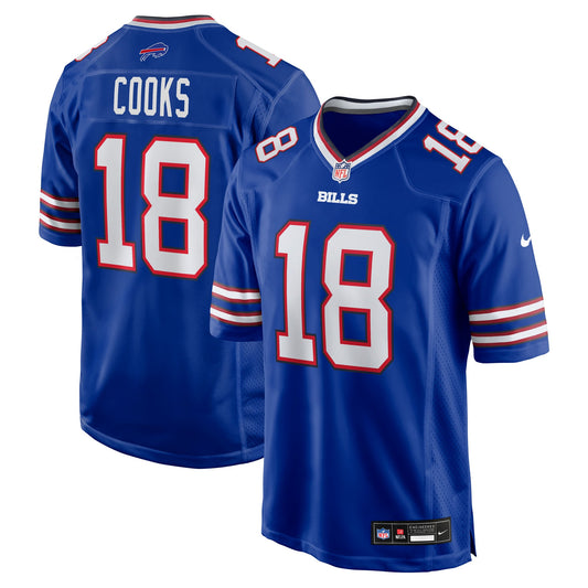 Brandin Cooks Buffalo Bills Team Game Jersey - Royal | Stitched Football Jersey TJS2103