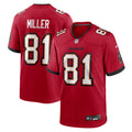 Ryan Miller Tampa Bay Buccaneers Team Game Jersey - Red | Stitched Football Jersey TJS2094