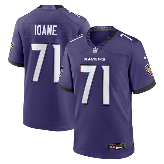 Olaivavega Ioane Baltimore Ravens 2026 NFL Draft First Round Pick No. 14 Team Game Jersey - Purple | Stitched Football Jersey TJS2196