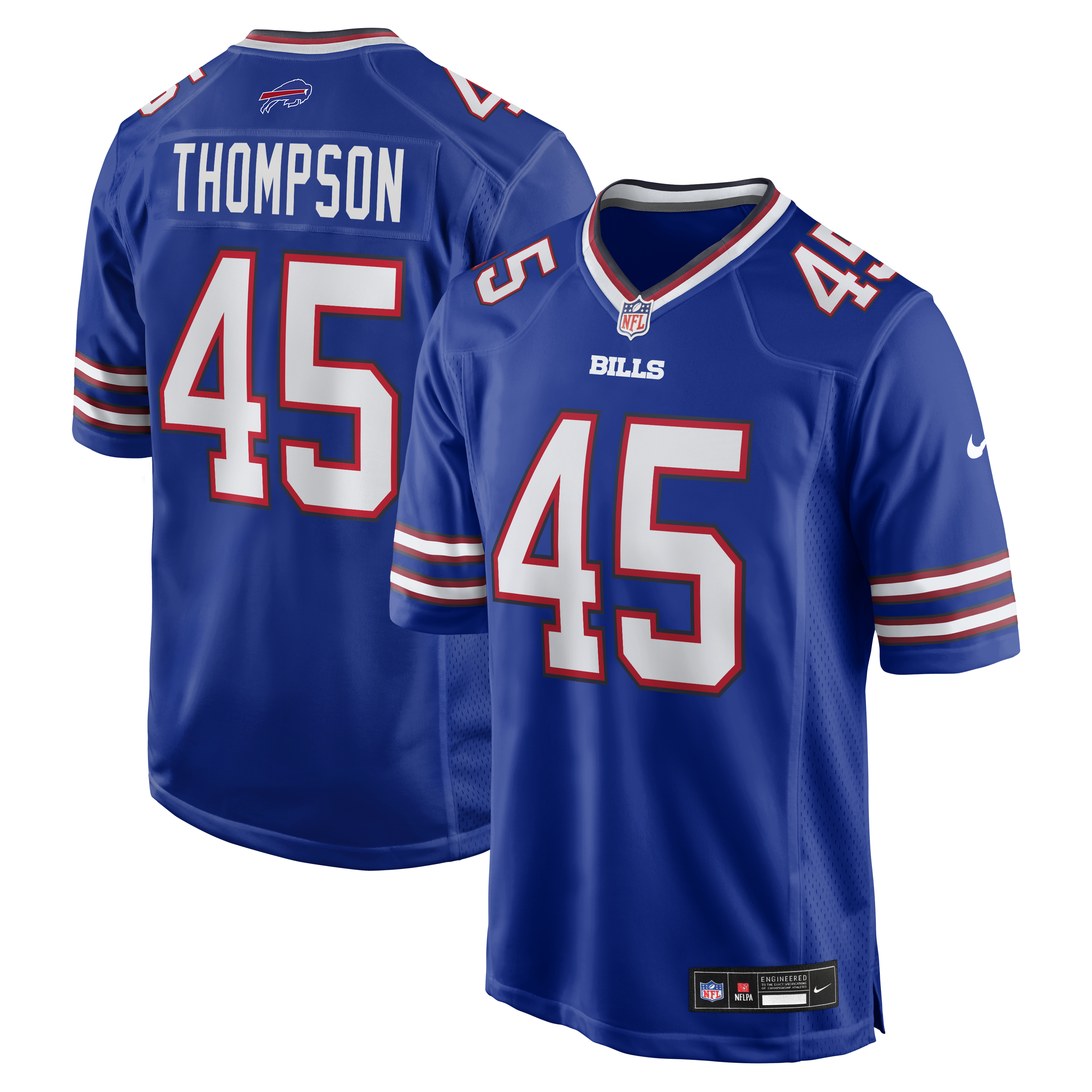 Shaq Thompson Buffalo Bills Team Game Jersey - Royal | Stitched Football Jersey TJS2000