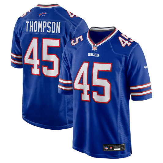 Shaq Thompson Buffalo Bills Team Game Jersey - Royal | Stitched Football Jersey TJS2000