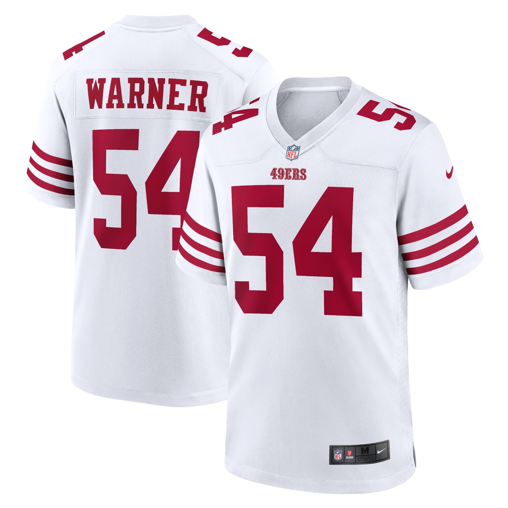 Fred Warner San Francisco 49ers Player Game Jersey - White | Stitched Football Jersey TJS2151