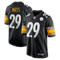 Ryan Watts Pittsburgh Steelers Game Jersey - Black | Stitched Football Jersey TJS1918