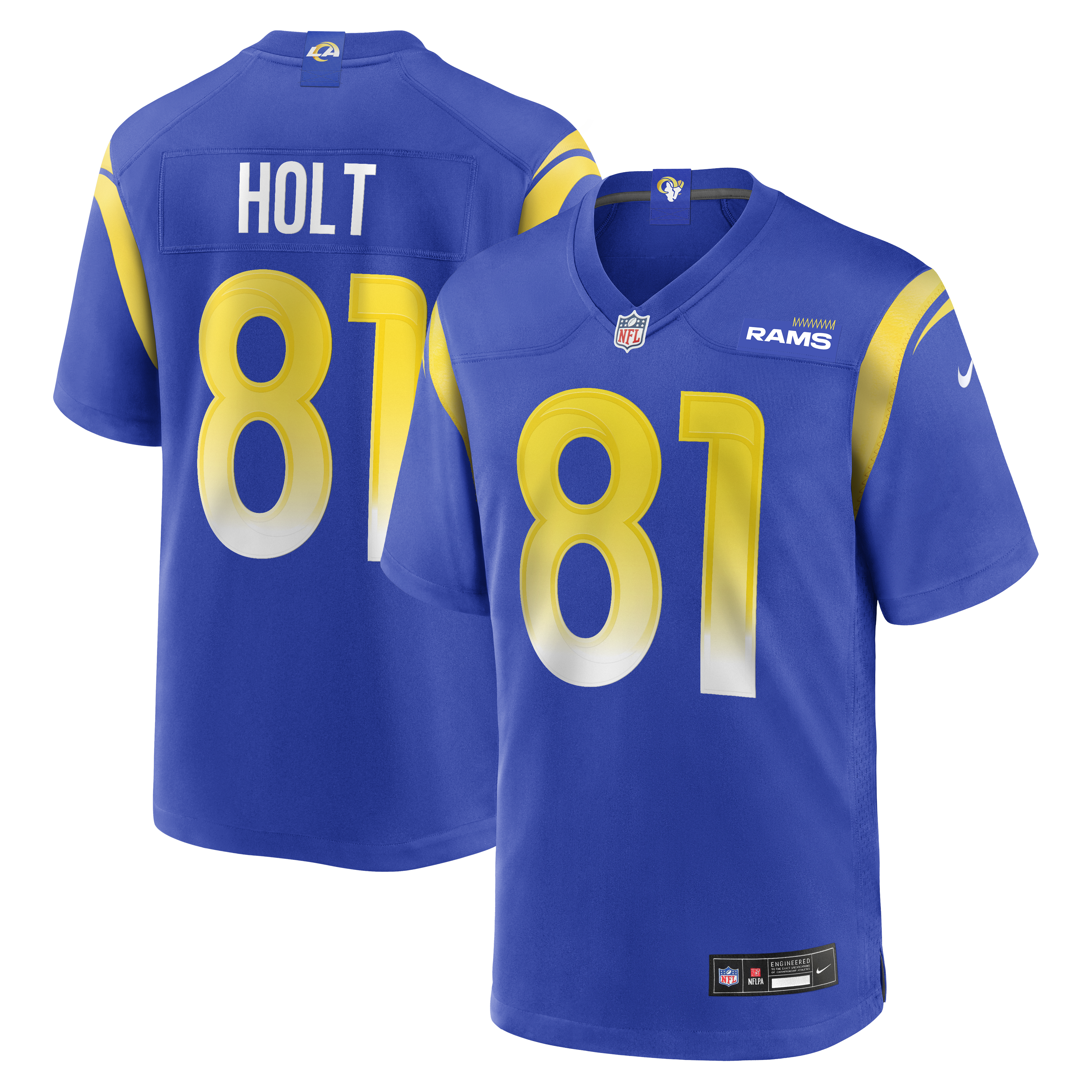 Torry Holt Los Angeles Rams Game Retired Player Jersey - Royal | Stitched Football Jersey TJS2127