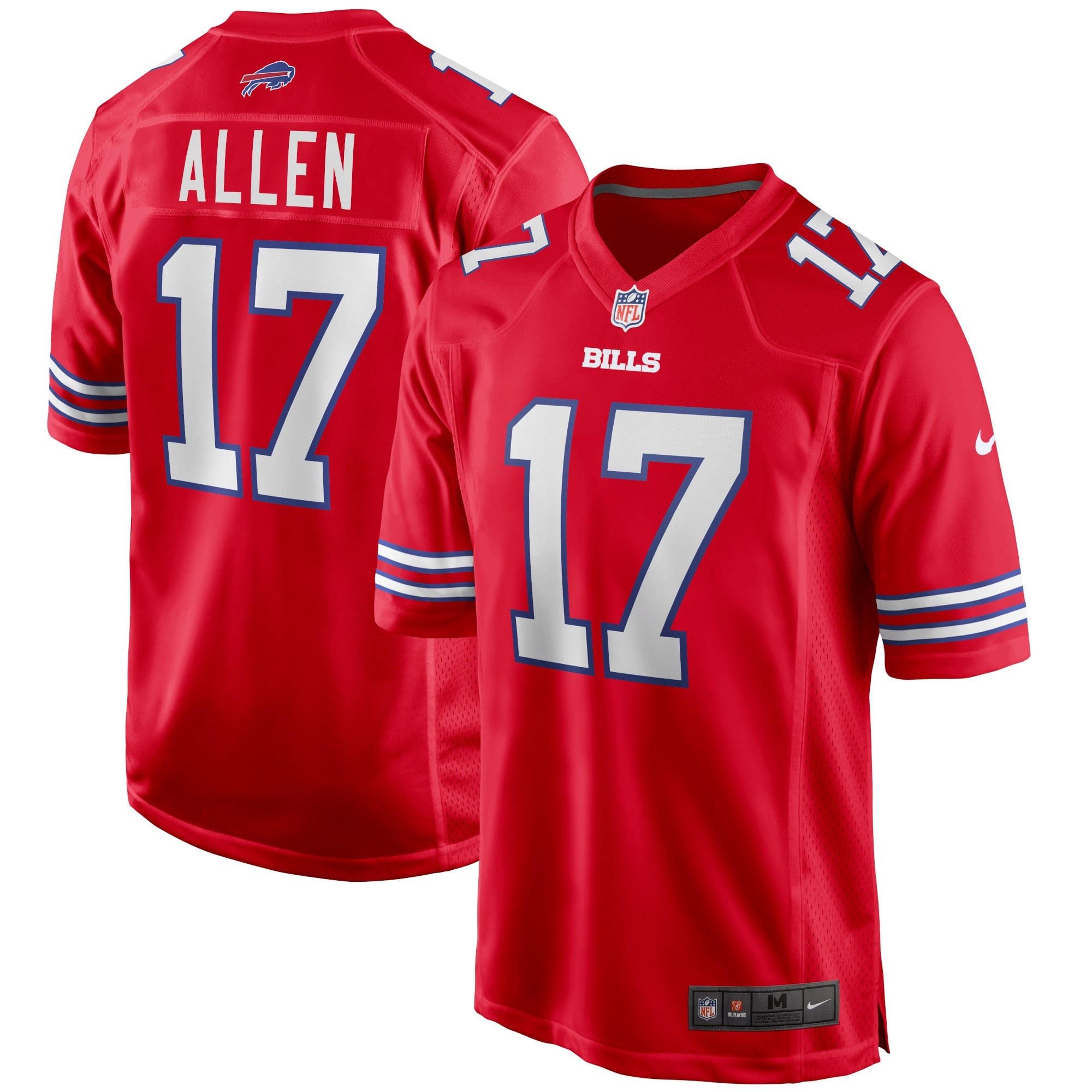 Josh Allen Buffalo Bills Alternate Game Player Jersey - Red | Stitched Football Jersey TJS2149