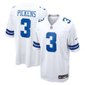 George Pickens Dallas Cowboys Game Jersey - White | Stitched Football Jersey TJS2114
