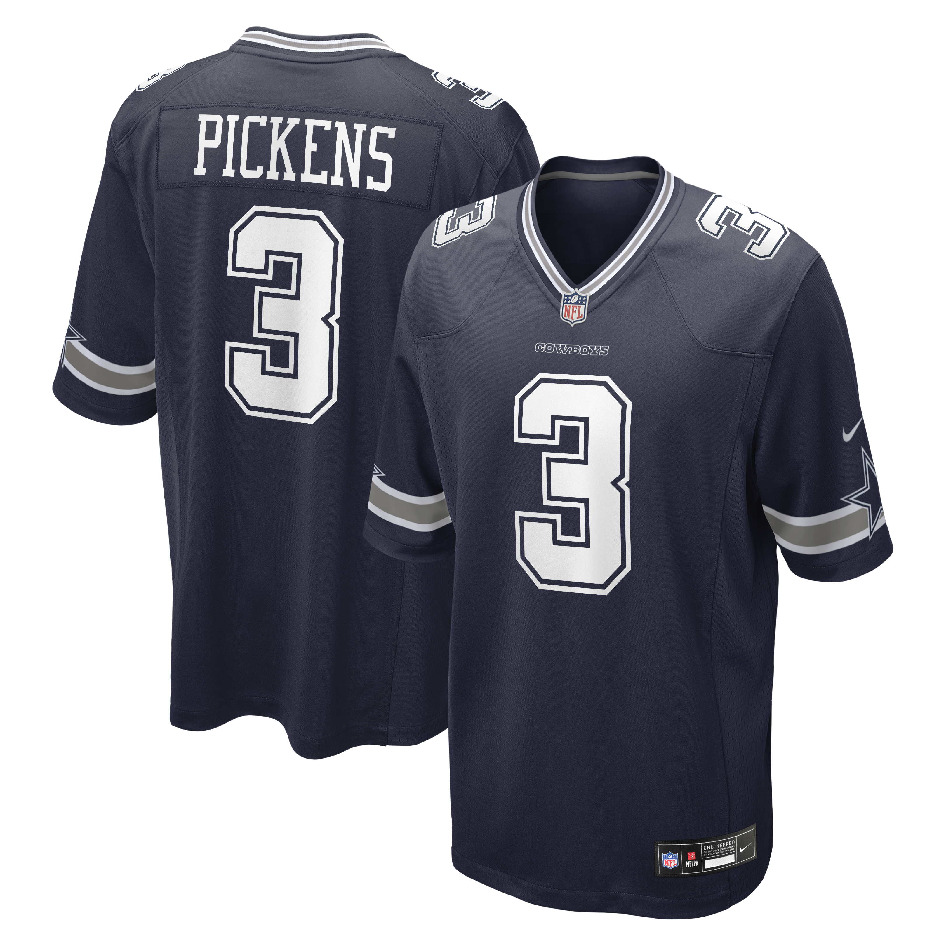 George Pickens Dallas Cowboys Game Jersey - Navy | Stitched Football Jersey TJS2105
