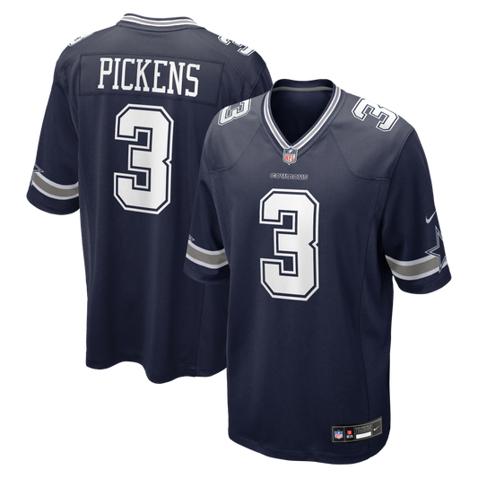 George Pickens Dallas Cowboys Game Jersey - Navy | Stitched Football Jersey TJS2105