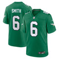 DeVonta Smith Philadelphia Eagles Alternate Game Player Jersey - Kelly Green | Stitched Football Jersey TJS2139