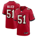 David Walker Tampa Bay Buccaneers Team Game Jersey - Red | Stitched Football Jersey TJS2146