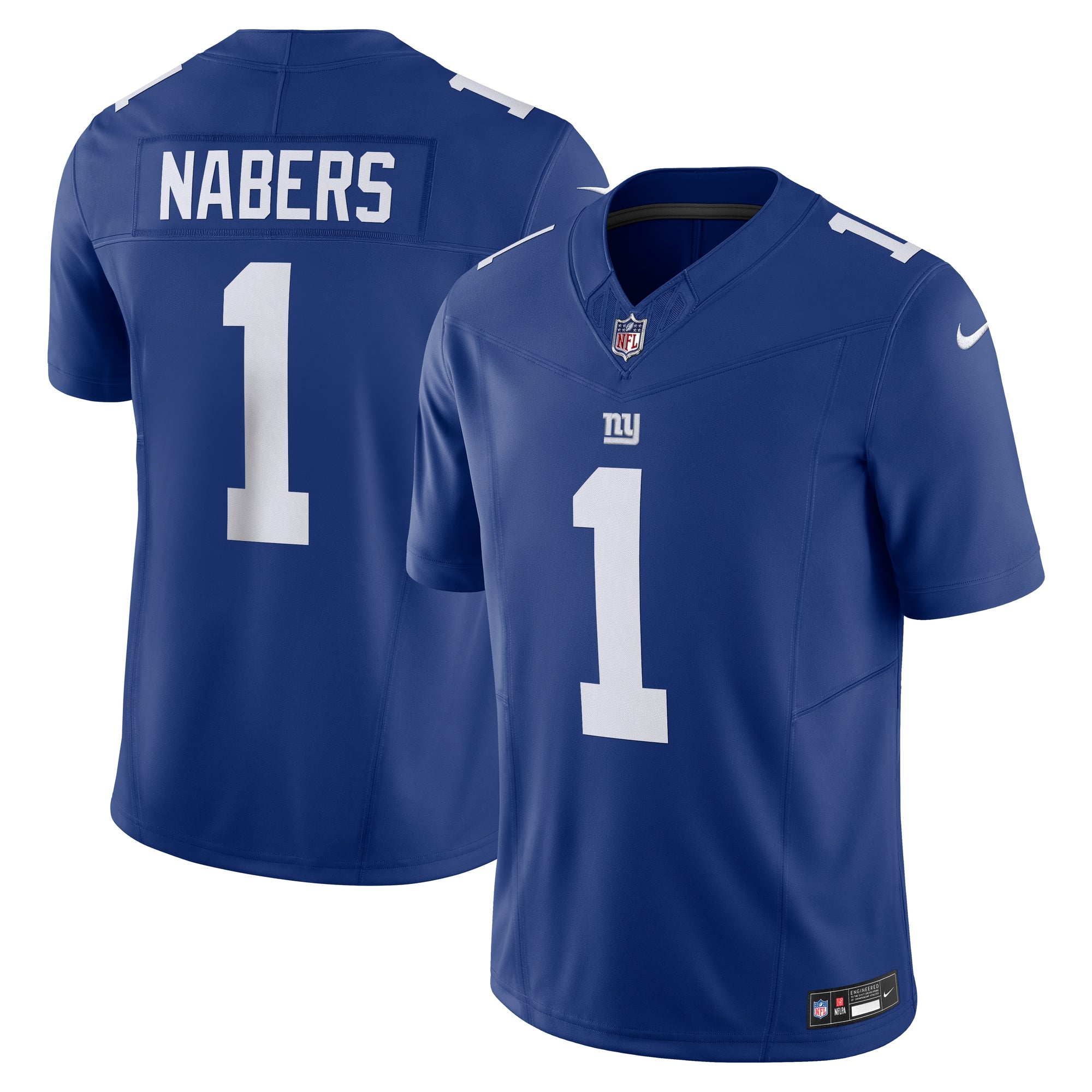 Malik Nabers New York Giants Vapor F.U.S.E. Limited Jersey - Royal | Stitched Football Jersey TJS2178