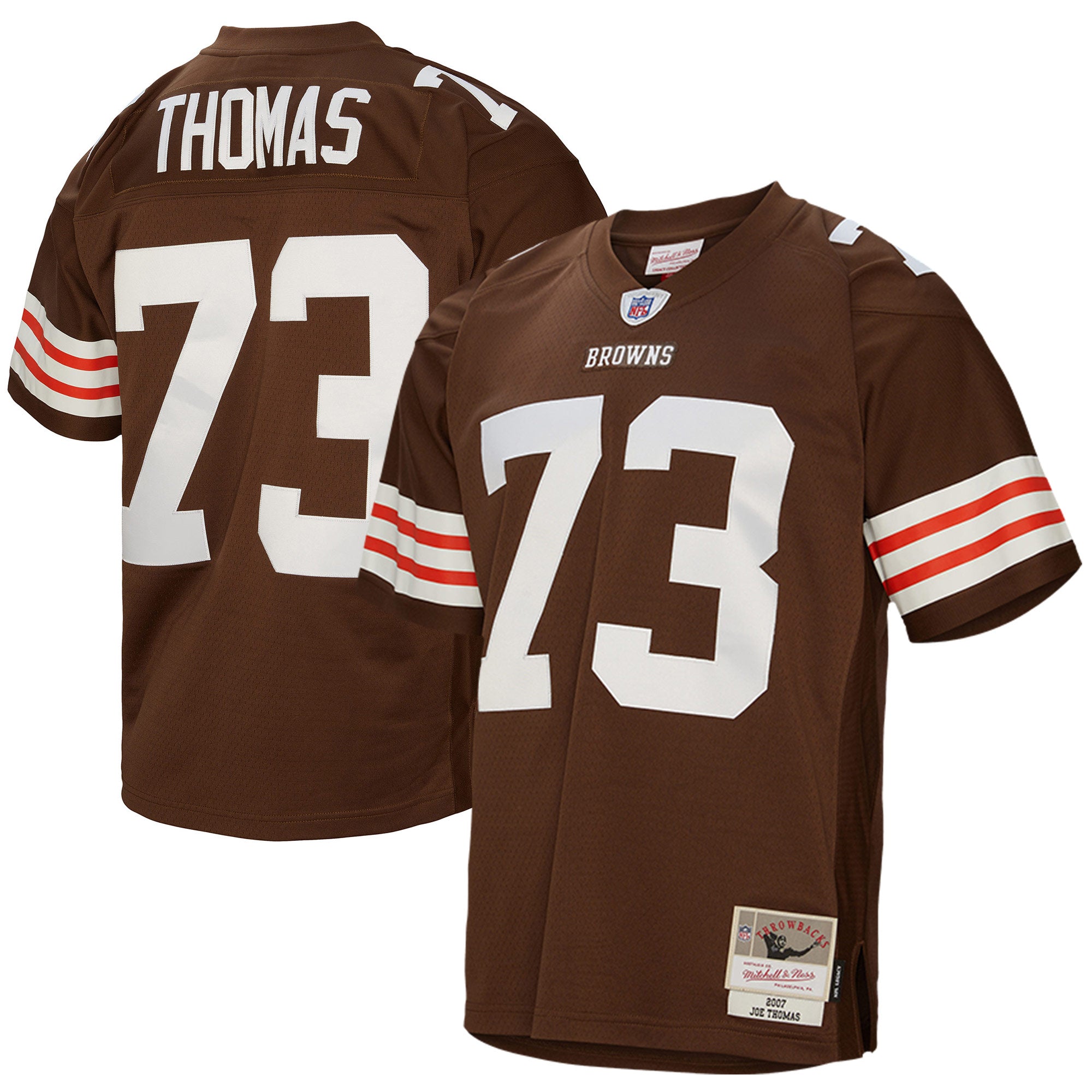 Joe Thomas Cleveland Browns M & N Legacy Replica Jersey - Brown | Stitched Football Jersey TJS1932