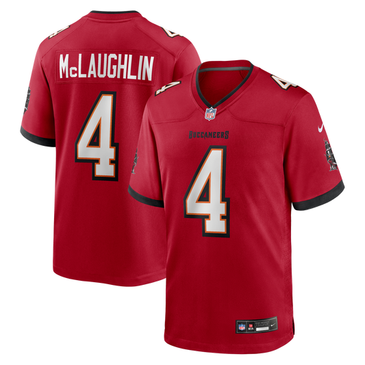 Chase McLaughlin Tampa Bay Buccaneers Game Player Jersey - Red | Stitched Football Jersey TJS2060