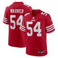 Fred Warner San Francisco 49ers Player Game Jersey - Scarlet | Stitched Football Jersey TJS2044